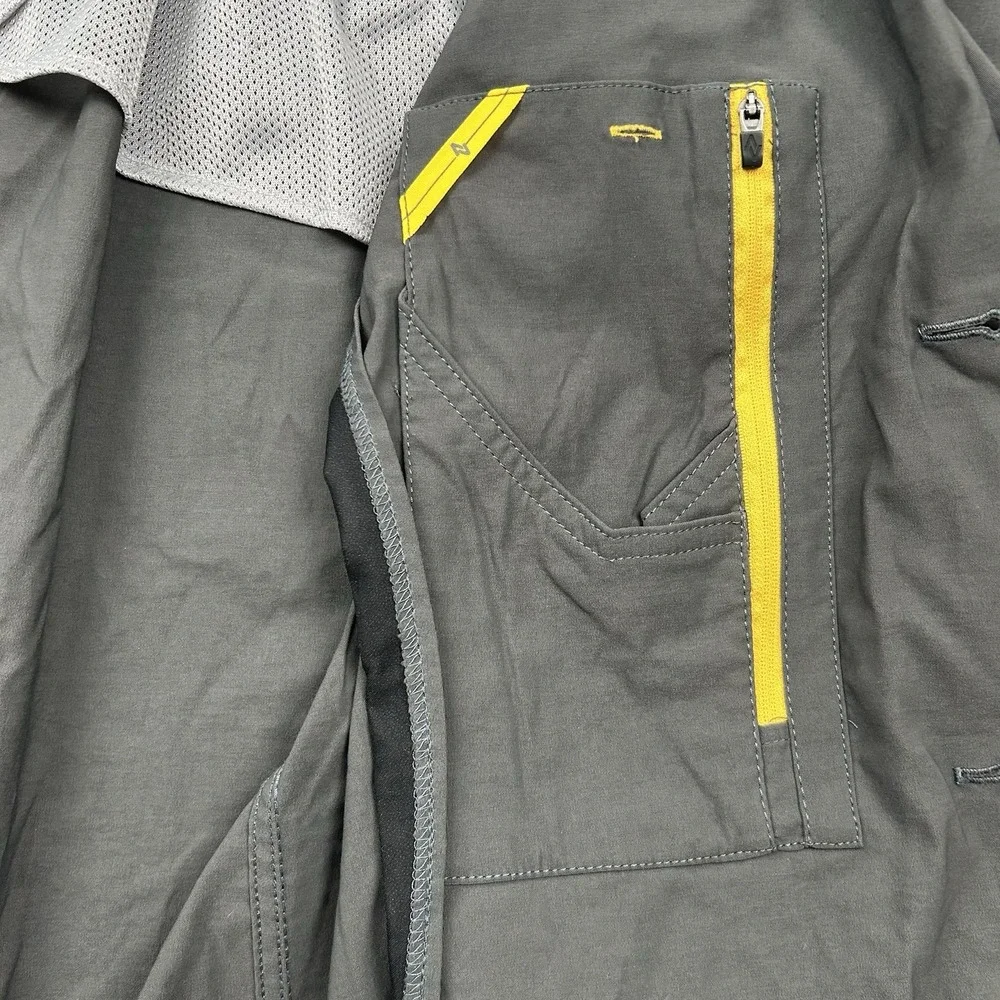 Eddie Bauer Travex Blazer Jacket Mens 42 Tall Gray Lightweight‎ Travel Pockets